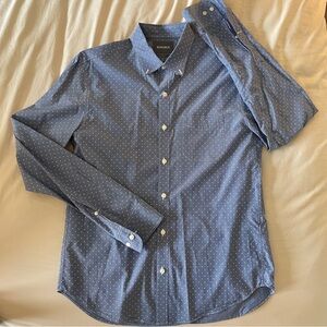 Bonobos Men's Navy Polka Dot Shirt